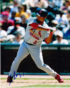 ABRAHAM NUNEZ ST. LOUIS CARDINALS ACTION SIGNED 8x10 - Picture 1 of 1