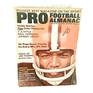 Sport Magazine Pro Football Almanac 1964 Jimmy Brown Cleveland Browns Jim Thorpe - Picture 1 of 2