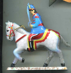 WWI sheet metal model rider on horseback 16 pieces (45) - Picture 1 of 2