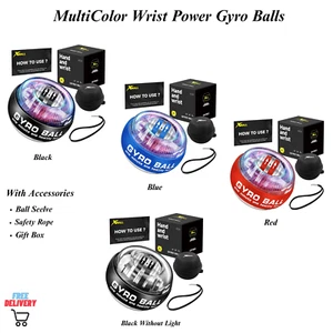 Wrist Power Gyro Ball, Hand Forearm Strengthener & Auto-Start Lighting - Picture 1 of 26