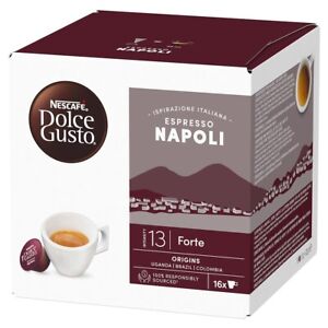 Capsule DOLCE GUSTO Espresso NAPOLI 30 Capsule Nescafè Miscela SPEDIZIONE GRATIS