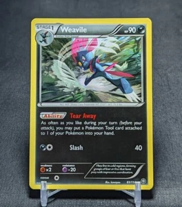 Weavile Regular Rare Darkness 2016 Steam Siege Pokemon TCG Card 61/114 - Picture 1 of 2