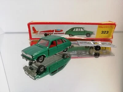 Majorette 323 Renault 16 + rimorchio aliante quasi come nuovo in scatola molt... - Immagine 1 di 4