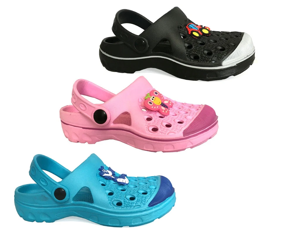 New Boys Girls' Garden Clog Shoe Beach Shower Pool Shoes Toddler Kids || 678 - Image 1 of 1