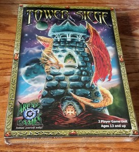 Tower Siege: Customizable Card Game - Arcane Games fantasy strategy dice NEW
