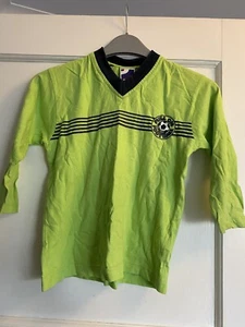 lime green Football Top Age 4-5 - Picture 1 of 5