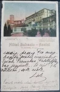 1910 - Assisi - Hotel Subasio - Picture 1 of 1