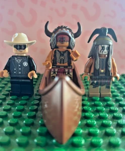 LEGO Minifigura Lone Ranger Tonto Red Knee Canoe The lone ranger 79107 tlr001 - Imagen 1 de 3