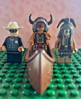 LEGO Minifigure Lone Ranger Tonto Red Knee Canoe The lone ranger 79107 tlr001 - Image 1 of 3