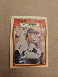 1972 Topps Set-Break # 34 Billy Martin IA - Picture 1 of 2