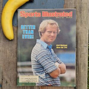 Sports Illustrated March 27, 1978 Jack Nicklaus Wins TPC  Razorbacks NCAA Evert