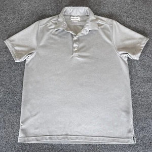 Ministry of Supply Polo Shirt Mens L Gray Athletic Moisture Wicking Performance - Picture 1 of 6