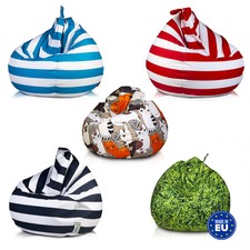 Pouf Poltrona Sacco Oscar Fantasia Poliestere per Esterni 110x90 Cm con Maniglia