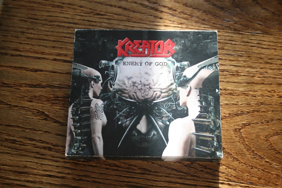 KREATOR-" ENEMY OF GOD" CD+DVD 1ST PRESS 2005 LIMITED EDITION DIGIPAK - Bild 1 von 4