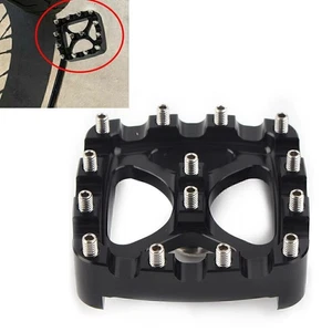 Cubierta antideslizante de pastillas de pedal de freno estilo MX negra para Harley Softail Dyna XL XG 1x - Imagen 1 de 7