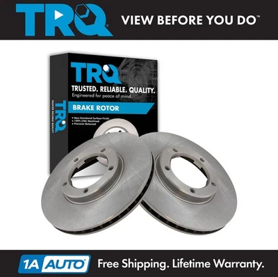 Juego de rotores de freno delanteros TRQ para Toyota Tacoma 1995-2004 Foto 1 de 4