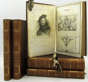 Vie des Peintres Flamands et Hollandais par Descamps, des Peintres Italiens et.. - Foto 1 di 4