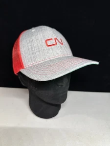 Truckermütze Canadian National Railroad CN bestickt Logo Zug verstellbar grau - Bild 1 von 7