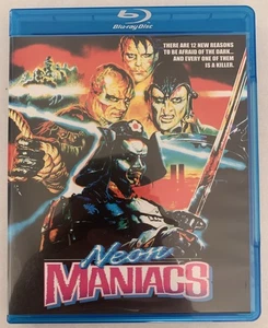 NEON MANIACS (1986) Blu-ray CODE RED 80s Horror CULT GRINDHOUSE OOP Like New - Picture 1 of 3
