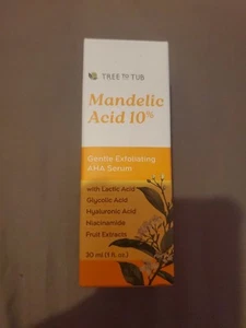 Tree To Tub Mandelic Acid 10% Gentle Exfoliating AHA Serum 1 Oz Exp 5/27 - Picture 1 of 2