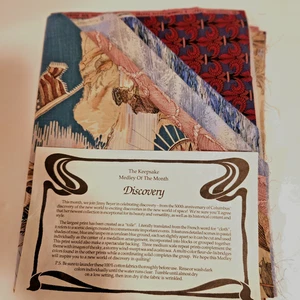 Keepsake Quilting Medley of the Month Discovery 5 Fat Quarters - Picture 1 of 1