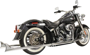 BASSANI XHAUST True Duals Exhaust System with Fishtail Mufflers - 39" - Softail - Picture 1 of 1