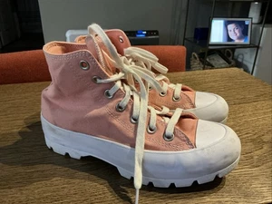 Converse Chuck Taylor All Star Lugged High Pink Weiß Plateau Sneaker W 7 - Bild 1 von 20