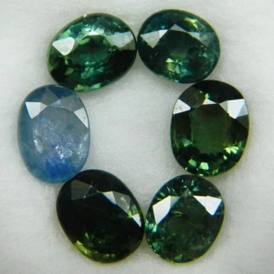 SET MERAVIGLIOSO! Zaffiro Tanzania blu reale calore ultra normale 3,15 ct. confezione originale/5 x 4 mm. - Foto 1 di 4