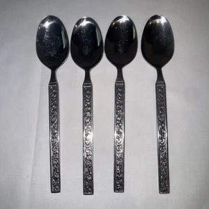 Set Of 4 Castellano Community By National stainless Steel Tablespoons - Picture 1 of 4