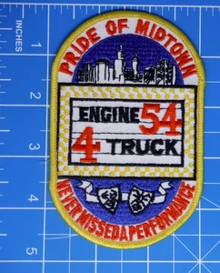 FDNY Motor 54 Truck 4 Pride of Midtown Patch - B - Bild 1 von 1