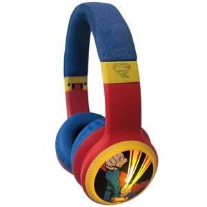2 in 1 Superman Light Up Bluetooth & Wired Headphones High-Sensitivity Speakers - Picture 1 of 9