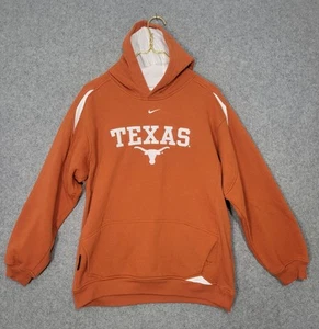 Texas Longhorns Hoodie Herren XL Orange Nike Team Issued Fußball Pullover Fleece - Bild 1 von 18