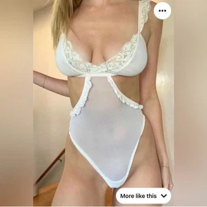 We Are HAH Key To Ur Heart Body in La Crème Größe Large Neu mit Etikett - Bild 1 von 3