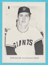 1965 Jay Publishing 5x7 picture Tom Haller San Francisco Giants (KCR)