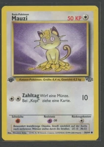 Mauzi 1. Edition | Dschungel 56/64 | Pokemon Karte Deutsch EXC+ Jungle 2000 - Bild 1 von 5