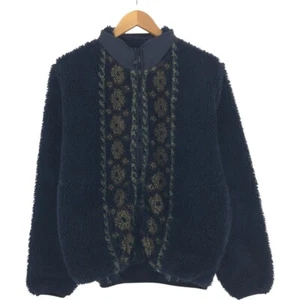 Vintage Stussy all-over print fleece jacket size S (men's) - Picture 1 of 5