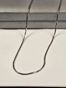 Monet 28" Silvertone Snake Link Chain - Picture 1 of 5