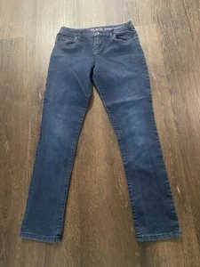 Girls Blue Super Skinny Jeans Size 12 By Childrens Place #4 - Picture 1 of 6