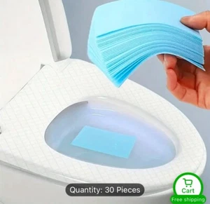 30pcs, Toilet Cleaning Sheets, Toilet Cleaner, Floor Cleaner, Household Floor - Picture 1 of 5