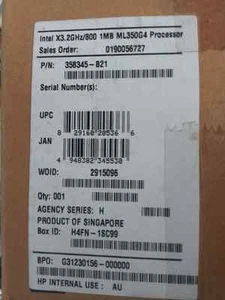 Intel Xeon 3.2GHz/800 1MB ML350G4 358345-B21 New in Box - Picture 1 of 1