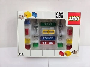 1989 Lego #816 Light Bricks 4.5V - Factory Sealed Set - Picture 1 of 6