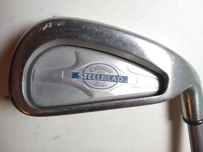 Taco de golfe Callaway Steelhead X-14 - Único 3 ferros - Gráfico RH luz flexível - GRÁTIS S&H - Imagem 1 de 4