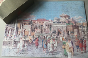 VINTAGE VICTORY ARTISTIC 700 PIECE WOODEN JIGSAW PUZZLE - THE ROMAN FORUM