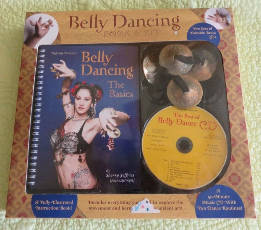 NEW Belly Dancing Book Brass Zills Music CD Dance KIT Exotic Sensuous Mesmerize - Image 1 of 2