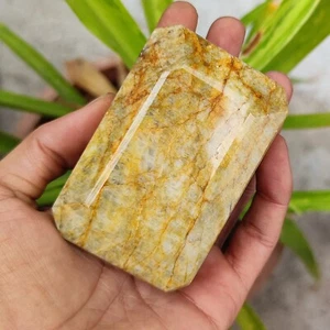 Piedra preciosa suelta de zafiro amarillo africano certificado en forma de esmeralda natural de 1807 quilates - Imagen 1 de 7