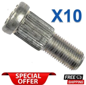 Dorman 10 Wheel Lug Studs Front/Rear for Chrysler Dodge Oldsmobile Plymouth - Picture 1 of 2