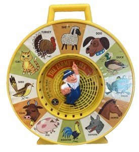 Mattel Toy Makers See N Say the Farmer Say's 1964 de colección (sin sonido) - Imagen 1 de 5