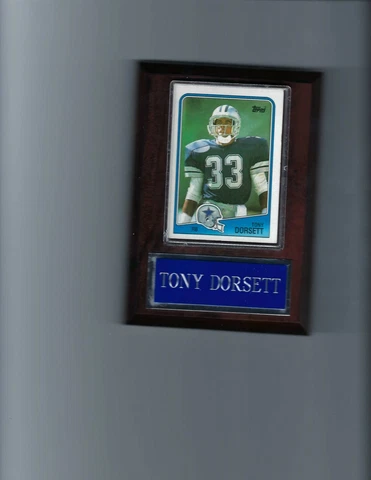 TONY DORSETT PLAQUE DALLAS COWBOYS FOOTBALL NFL   C6 Cover