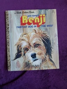 Joe Camp's Benji Fastest Dog In The West (HC, 1978 Little Golden Book) - Imagen 1 de 11