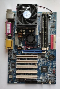 Albatron KX600 Pro Motherboard with Athlon XP 2400+ CPU and 2GB RAM - Test OK! - Picture 1 of 9